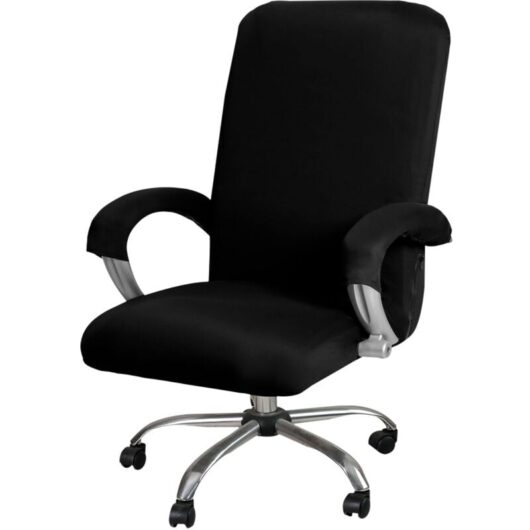 Csparkv - Office Chair Cover, Stretch Rotating Chair Covers Washable Chair Cover Armchair Cover for Rotating Office Chair Swivel Chair Armrest