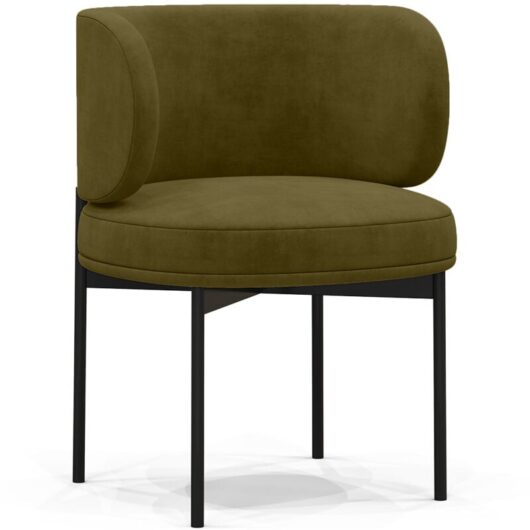 Dining Chair - Upholstered in Velvet - Loraine