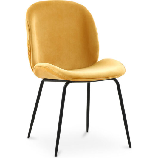 Dining Chair - Upholstered in Velvet - Retro - Elias