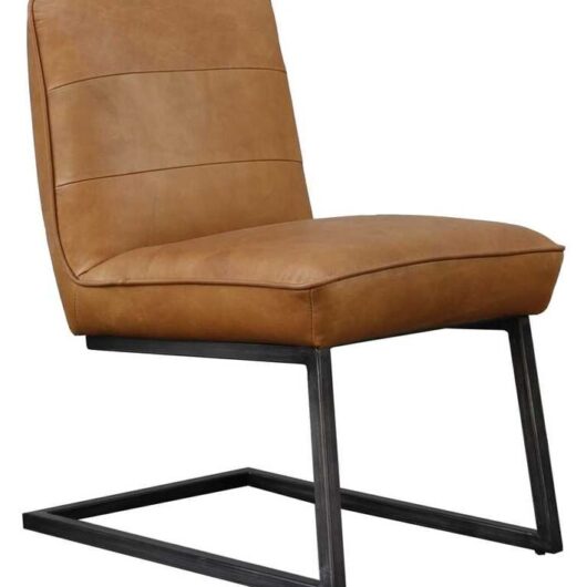 Edington Vintage Leather Dining Chair