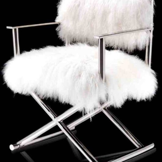 Fluffy Directors Chair
