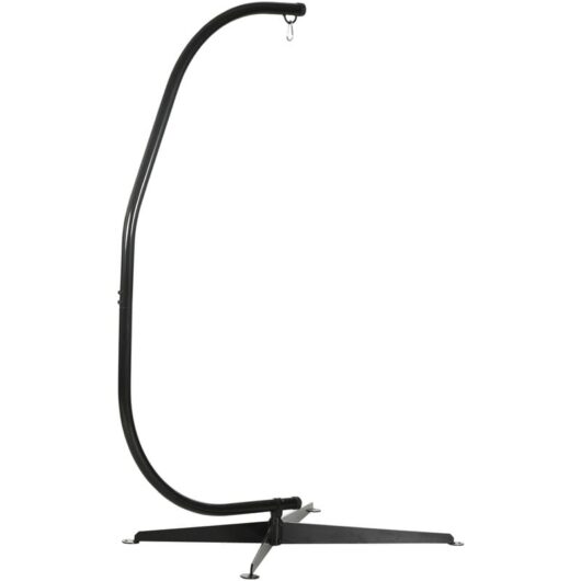 Hammock Chair Stand Only Heavy Duty Metal C-Stand Indoor or Outdoor - Outsunny