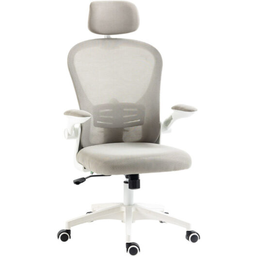 Mesh Office Chair with Headrest - Vinsetto