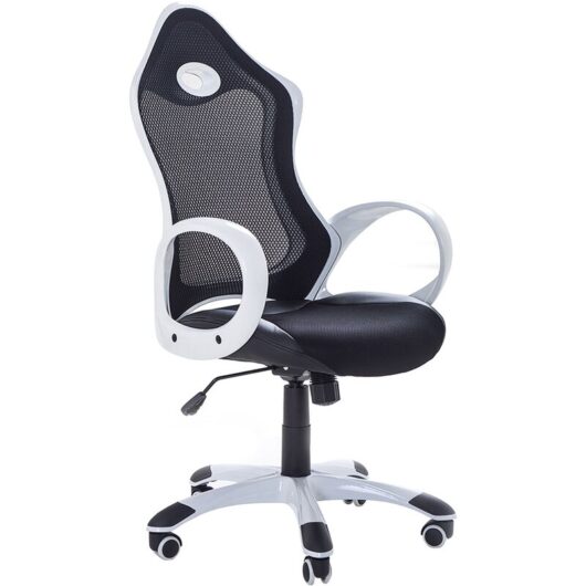 Office Chair Ergonomic Mesh Tilt Mechanism Adjustable Seat Black iChair