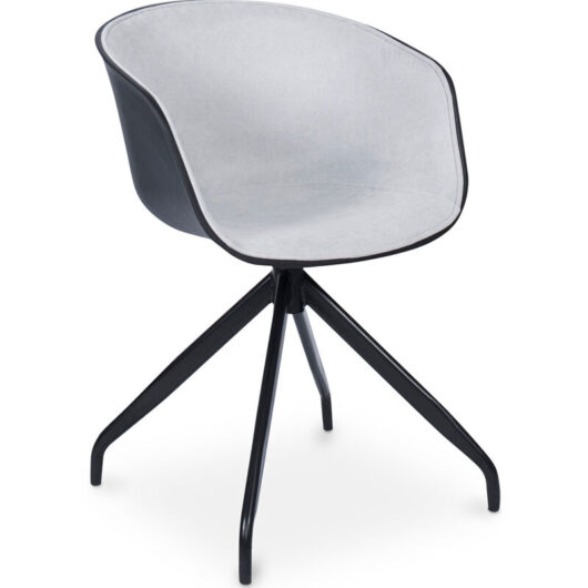 Office Chair with Armrests - Black Designer Desk Chair - Jodie