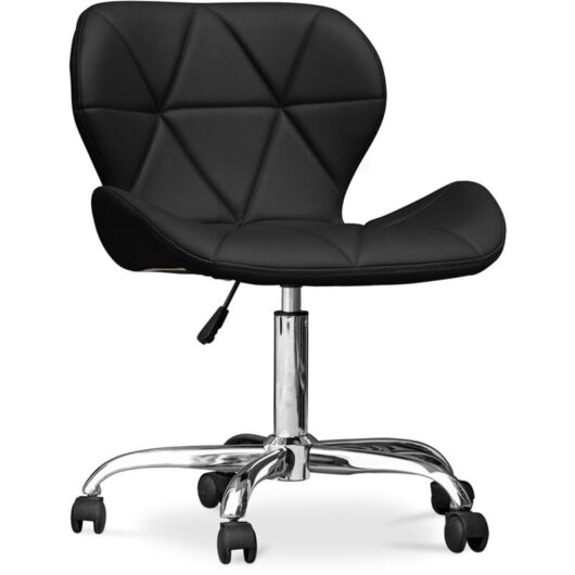 Office Chair with Wheels - Swivel Desk Chair - Upholstered in Leatherette - Wito