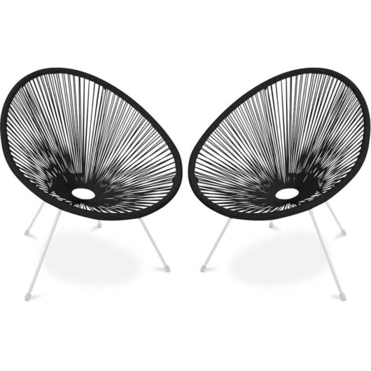 Pack Acapulco Chair - White Legs x2 - New edition