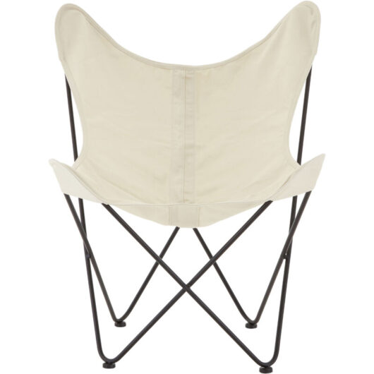 Papillon Ivory Butterfly Chair - Premier Housewares