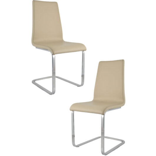 T M C S - Tommychairs 2 Berlin chairs steel legs, wood seat and linen faux leather