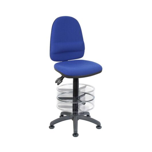 Teknik Office Ergo Twin Deluxe Draughter Chair, Black