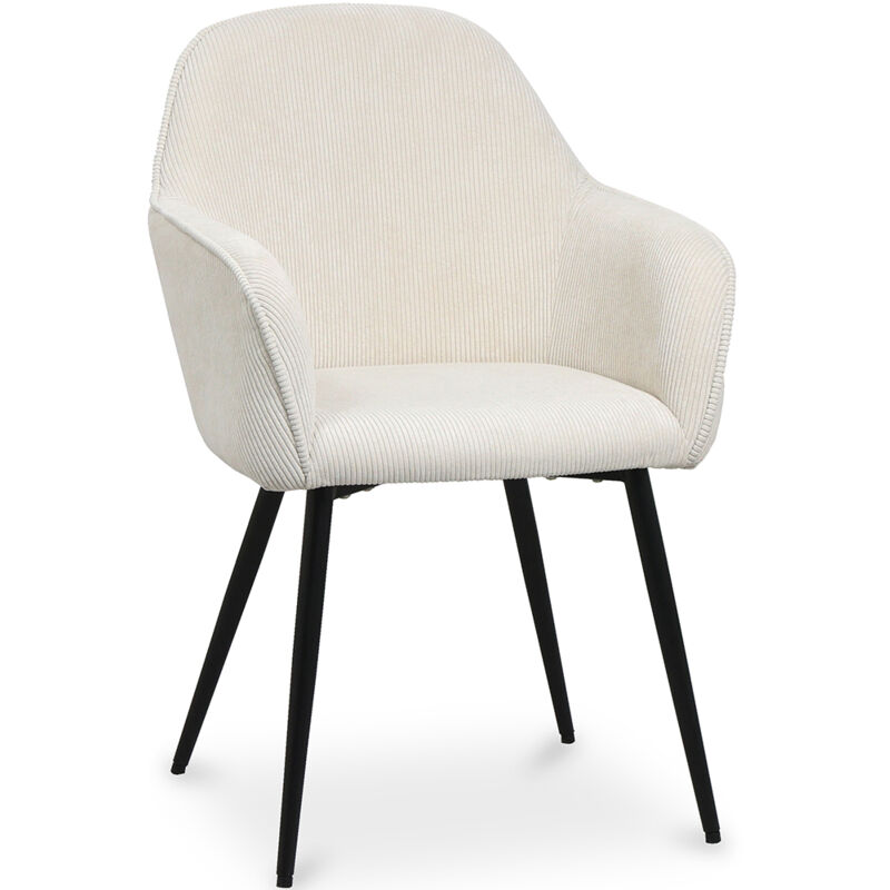 Upholstered Dining Chair in Velvet - Avrea