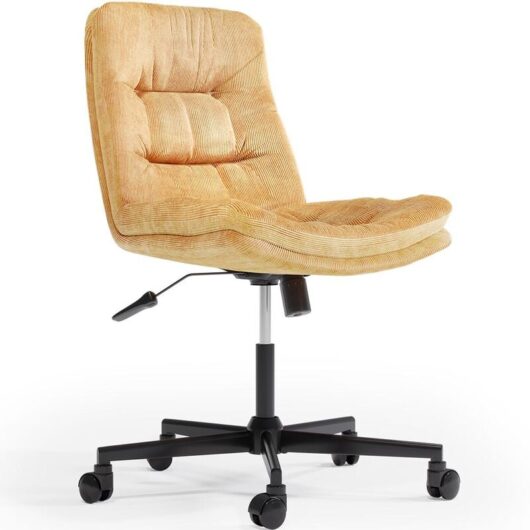 Upholstered Office Chair - Swivel - Hera