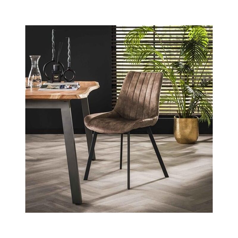 Velvet Dining Chair Marty Champagne