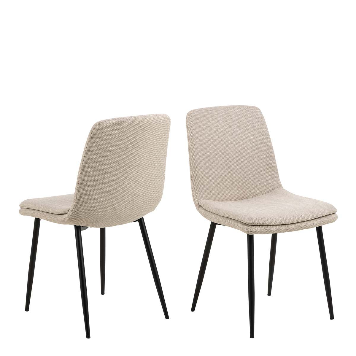 Becca Dining Chair in Beige Set of 4, none