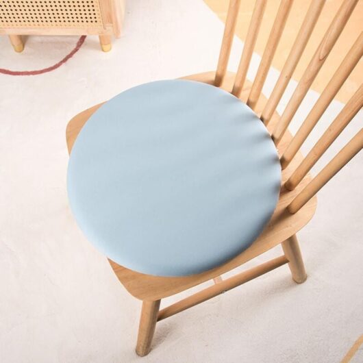 Ccykxa - Chair Pads Set of 2/4/6, Round Seat Cushions, Non-Slip Dining Chair Cushions, Memory Foam Seat Cushion with Washable