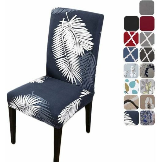 Chair Covers Slipcover Chair Cover Washable Softness for 4 PCs Elastic Installation Chair Protector