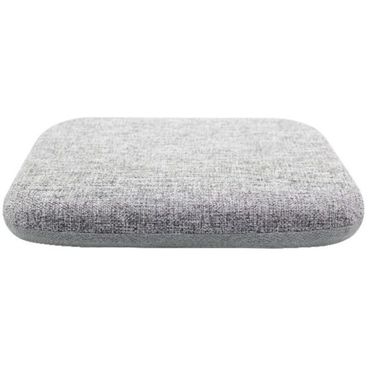 Chair Cushion, Garden Chair Pads, Square Chair Pad, Memory Foam for Office Chair, Washable Cover, Grey, 40x40cm [Energy Class a] - Ccykxa