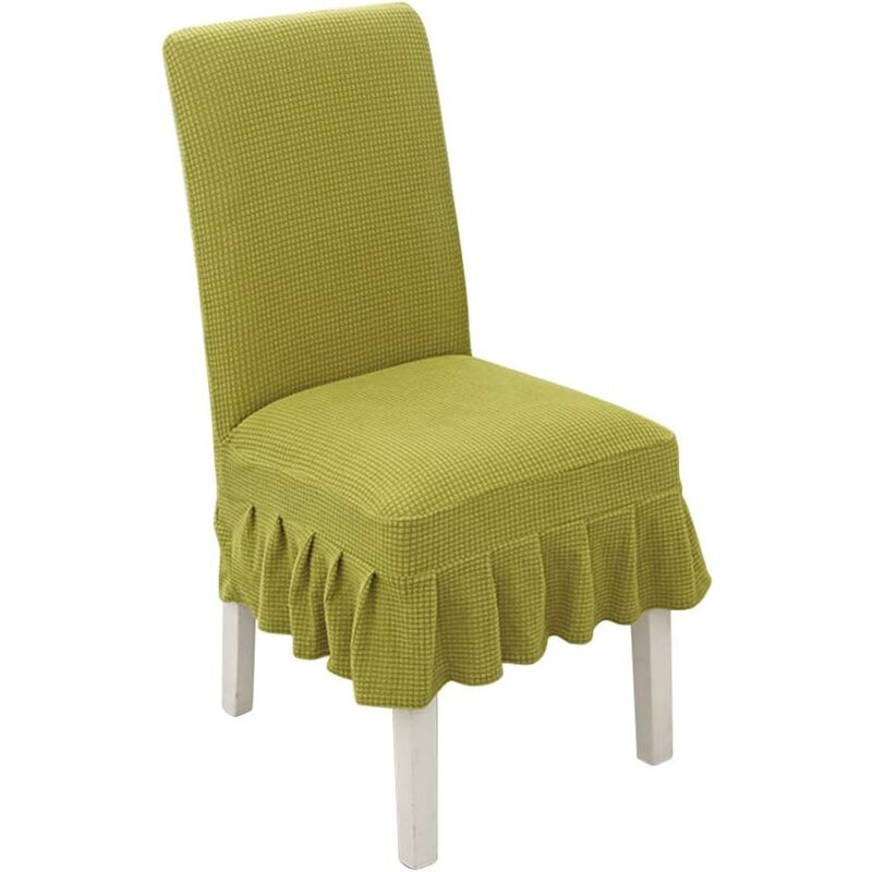 Chair covers, 2-piece, for chair protection, stretch cover, removable, washable, chair green