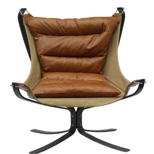 Cuero Butterfly Vintage Leather Chair