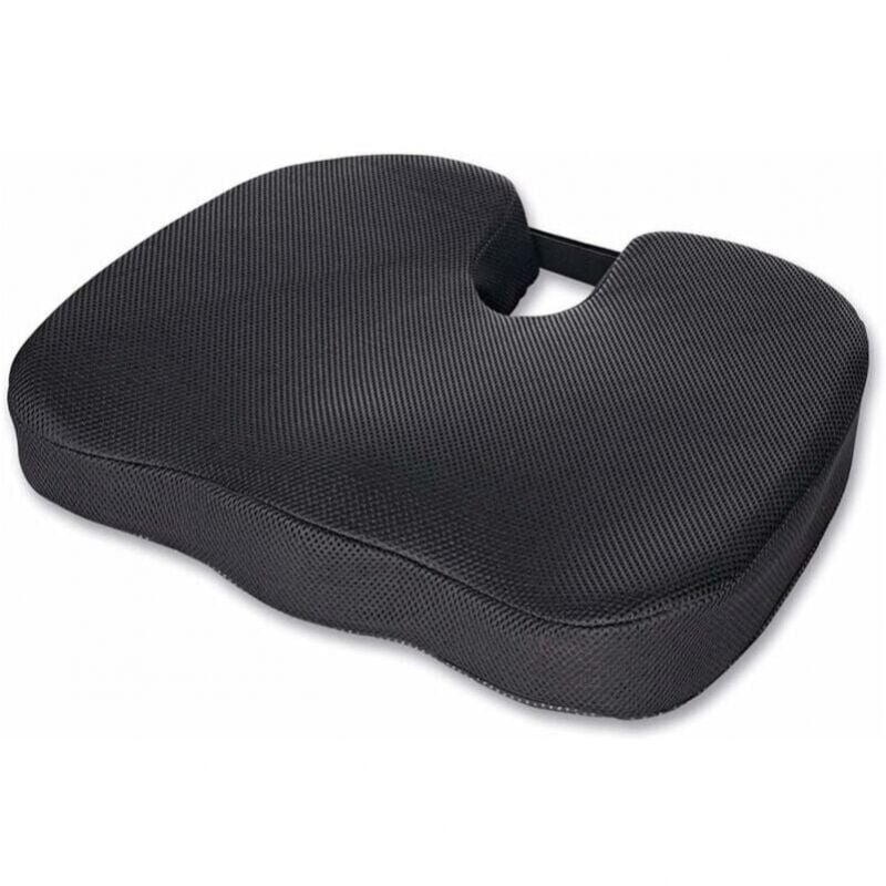 Cyslmuk - Ergonomic Seat Cushion, Memory Foam, Relieves Back and Coccyx, Orthopedic Memory Foam Seat Cushion for Office Chair Car Wheelchair