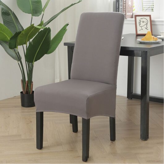 Cyslmuk - Set of 6 Dining Room Chair Covers, Stretch Chair Covers Universal Washable Large Chair Cover, Easy to Clean for Dining Room Living Room