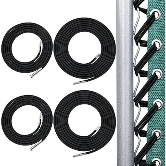 Héloise - 4 pcs Elastic, Elastic Replacement Rope, Universal, High Quality Cowhide Leather Tendons, for Relax Armchair, Deck Chair, Zero Gravity