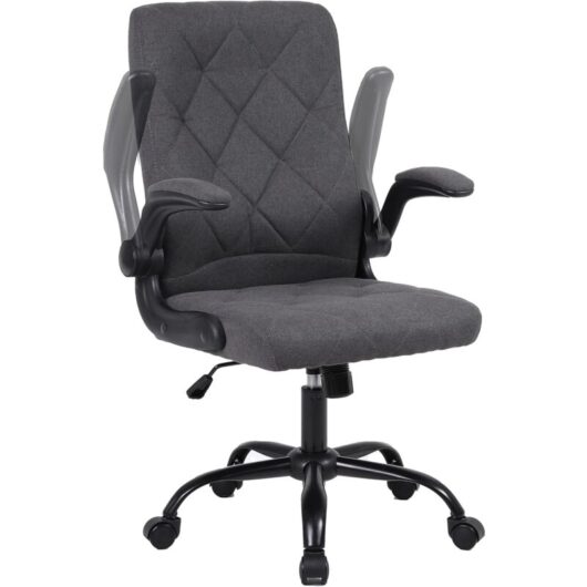 Home Office Chair Ergonomic Chair with Flip-Up Armrest