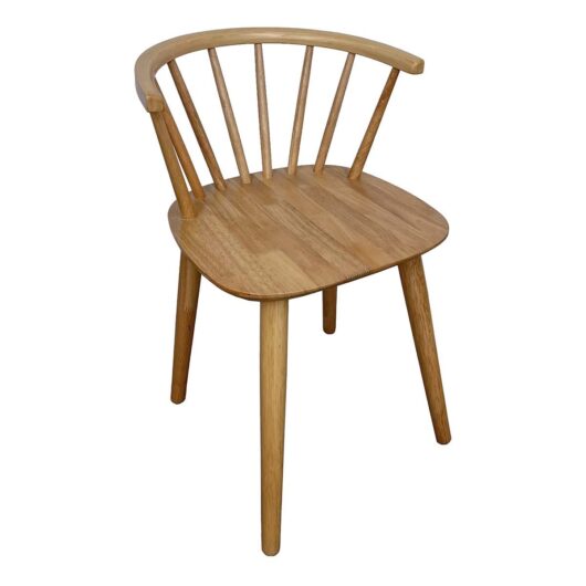 Ida Dining Chair in Oak Set of 2, none