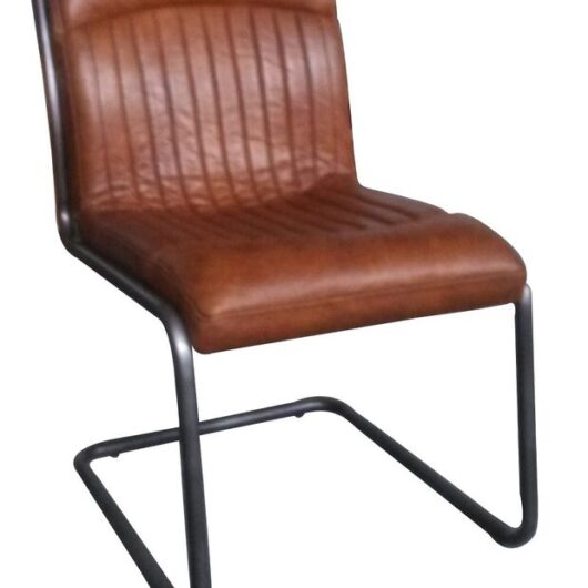 Irving Vintage Leather Dining Chair