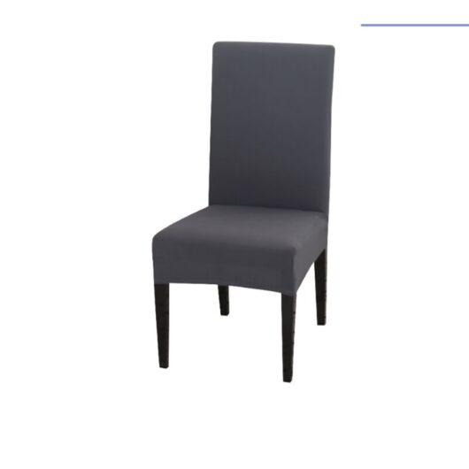 Linghhang - Dark Grey) 2 Pack Stretch Chair Covers, Universal Dining Room Chair Covers, Removable and Washable Chair Slipcovers, Suitable for