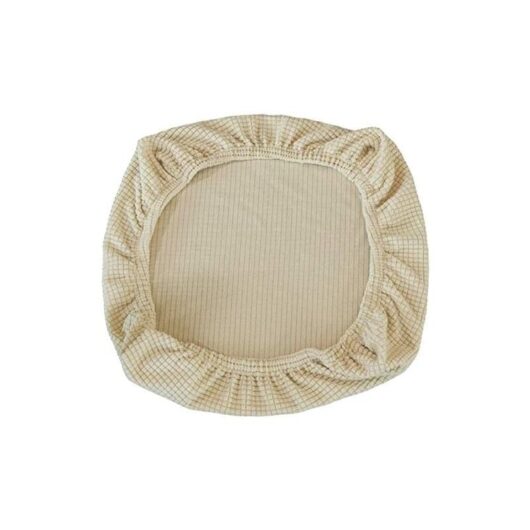 Memkey - 2 Pack Elastic Spandex Chair Covers Washable Chair Covers for Office Chairs Dining Room Bar Wedding Party Decoration (Beige)