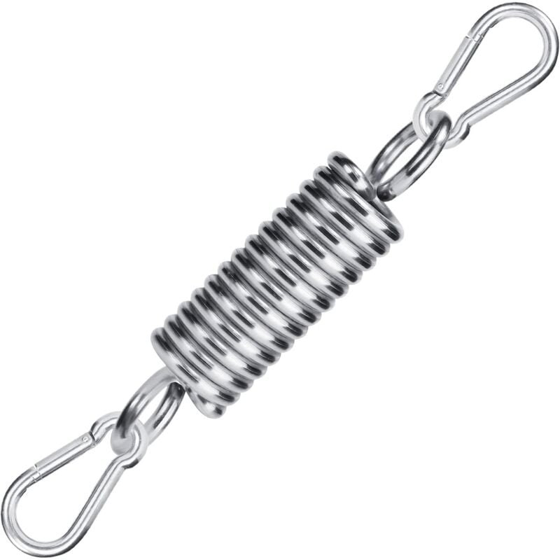 Memkey - Set of 3 Hammock Spring Hooks, 304 Stainless Steel Spring for Hanging Chair, Outdoor Chair Swing Accessories, Spring Hook
