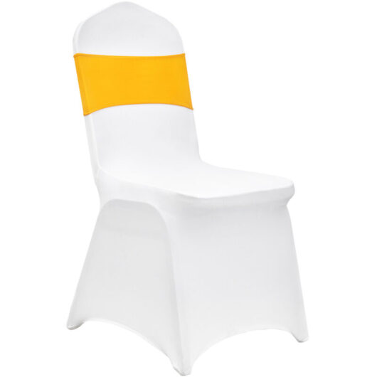 Mophorn - Stretch Spandex Folding Chair Covers, Universal Fitted Chair Cover with Chair Sashes, Removable Washable Protective Slipcovers, for