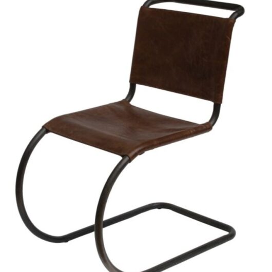 Ronson Vintage Leather Dining Chair