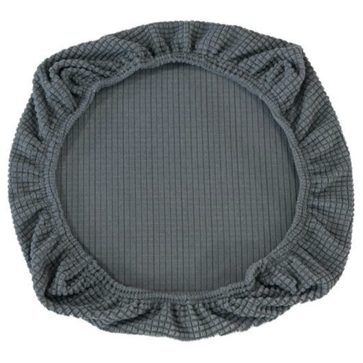 Stretch Chair Cover for Office Chairs, Swivel Chairs, Chair Cover (Dark Grey 50-65cm × 50-63cm)