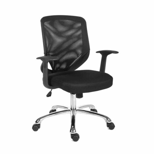 Teknik Office Nova Mesh Back Chair, Black