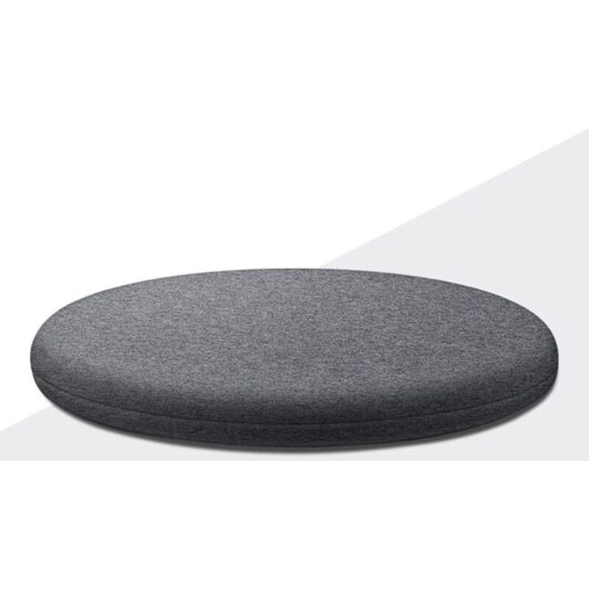 Tinor - 40×40 round chair cushion, round chair cushion, chair pad, knitted cotton fabric, comfortable and breathable, universal for all seasons.