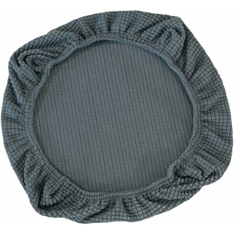 ZVD - Stretch Office Chair Seat Cover - Grey Office Swivel Chair Seat Cover