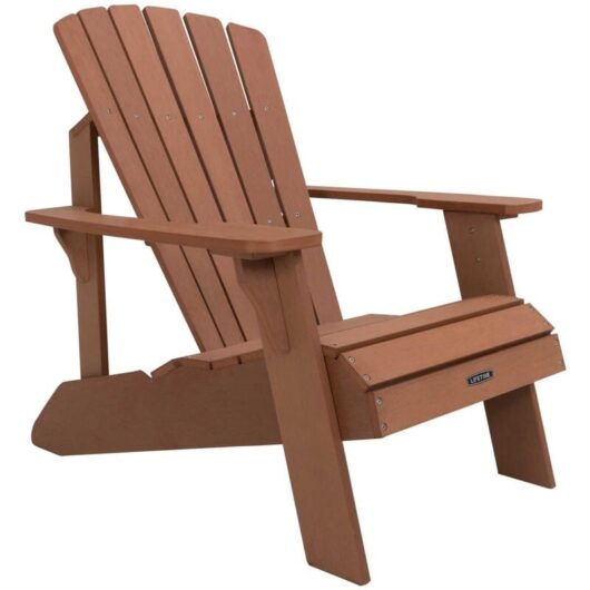 Adirondack Chair, Brown - Lifetime