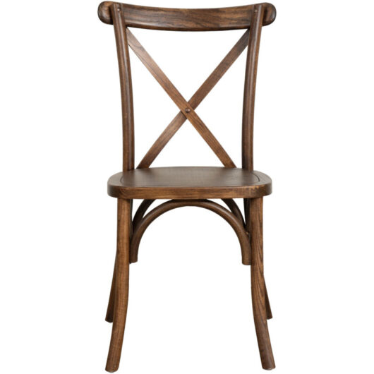 Biscottini - Garden Chair Wooden Chair Dining Room Chair Modern Restaurant Chairs Stackable Kitchen Chair Thonet Chair 43x89x44 cm