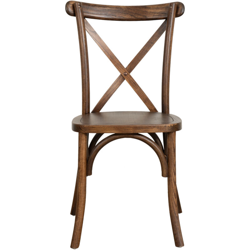 Biscottini - Garden Chair Wooden Chair Dining Room Chair Modern Restaurant Chairs Stackable Kitchen Chair Thonet Chair 43x89x44 cm