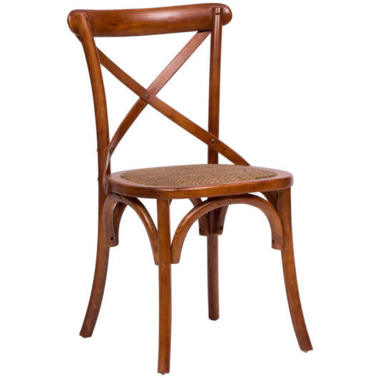 Biscottini - Kitchen Chair Modern Thonet Chair 50x90x52 cm Wooden Dining Room Chair Vintage Chairs Rustic Bistro Chairs