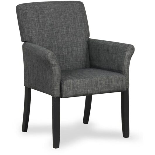 Waiting Room Chair Fabric Executive Reception Chair w/ Padded Armrests - Costway