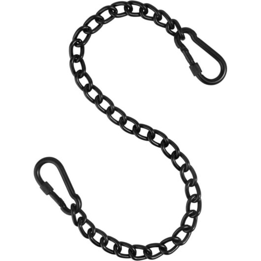 26in Hanging Swing Chain with 2 Carabiners, 440LB Capacity Hanging Kits Heavy Duty Hanging Chair Hardware for Hammock Swing Hanging Chair Punching