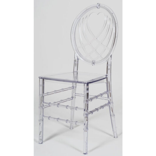 Biscottini - Transparent Polycarbonate Chairs Stackable Kitchen Chair 39x40x91 cm Stackable Chairs Plastic Dining Room and Bedroom