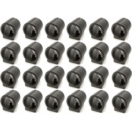 Cyslmuk - Furniture Plastic Slide Chair Tube Clip Slide Plastic Chair u Shape 24pcs