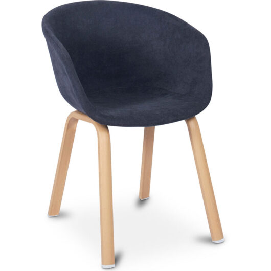 Design Dining Chairs with an Armrest Dark grey