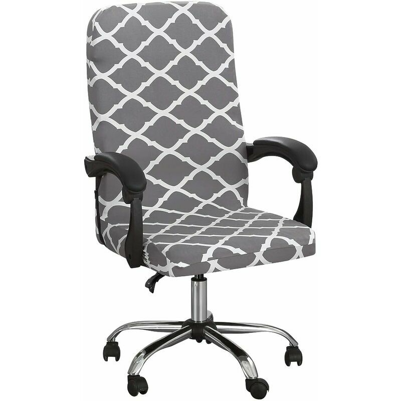 Dewdat - Stretch Office Chair Cover Universal Detachable Rotating Chair Cover Modern Chair Covers Washable Office Chair Cover Chair Cover for Office