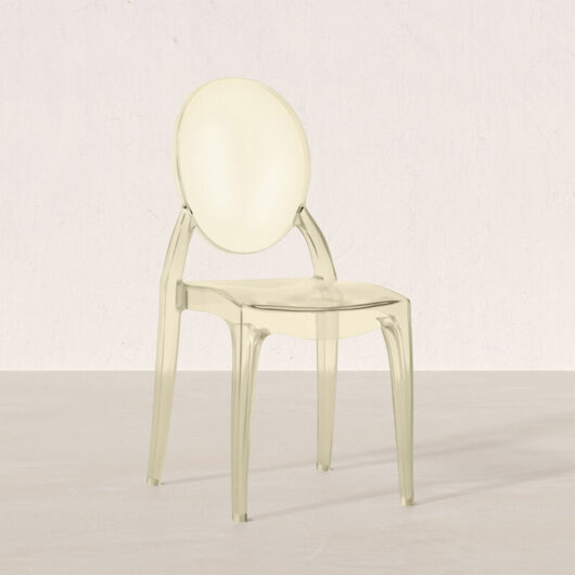 Dining Chair Transparent - Victoria Style Amber