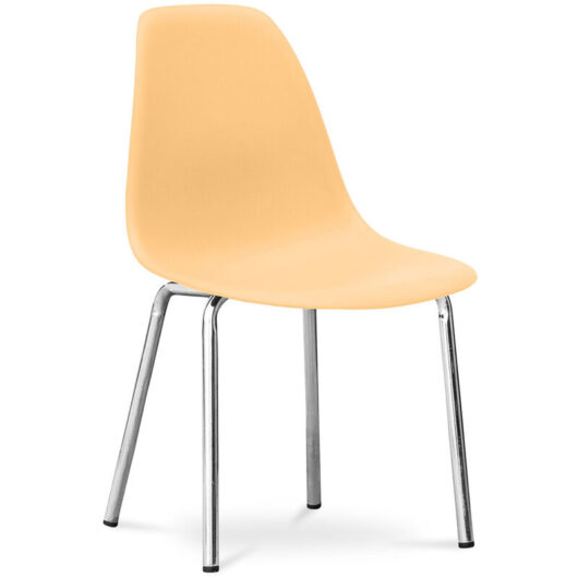Dorwick Chair - Matt Pastel orange
